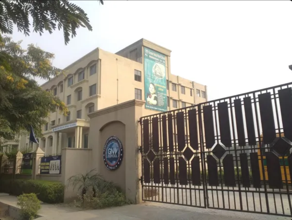 The campus of Greater Noida World School,Greater Noida